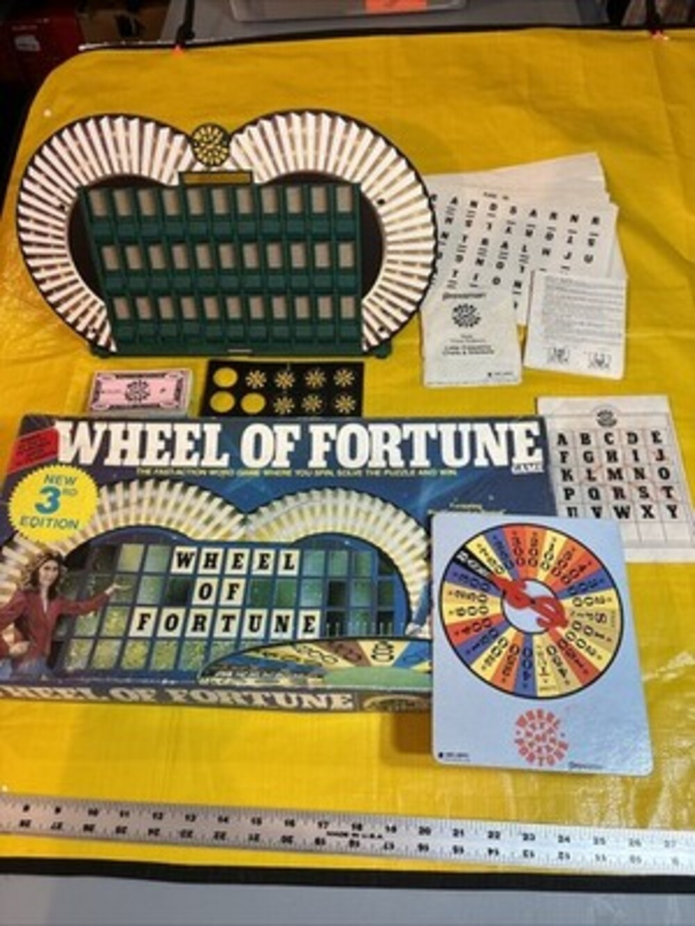Vintage Pressman 1985 Wheel of Fortune Board Game 3rd Edition